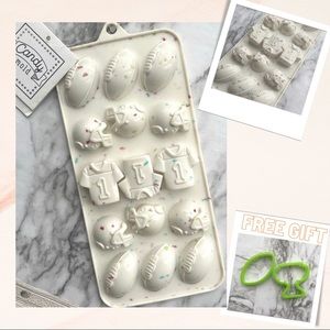 Candy Mold - Football Silicone Mold